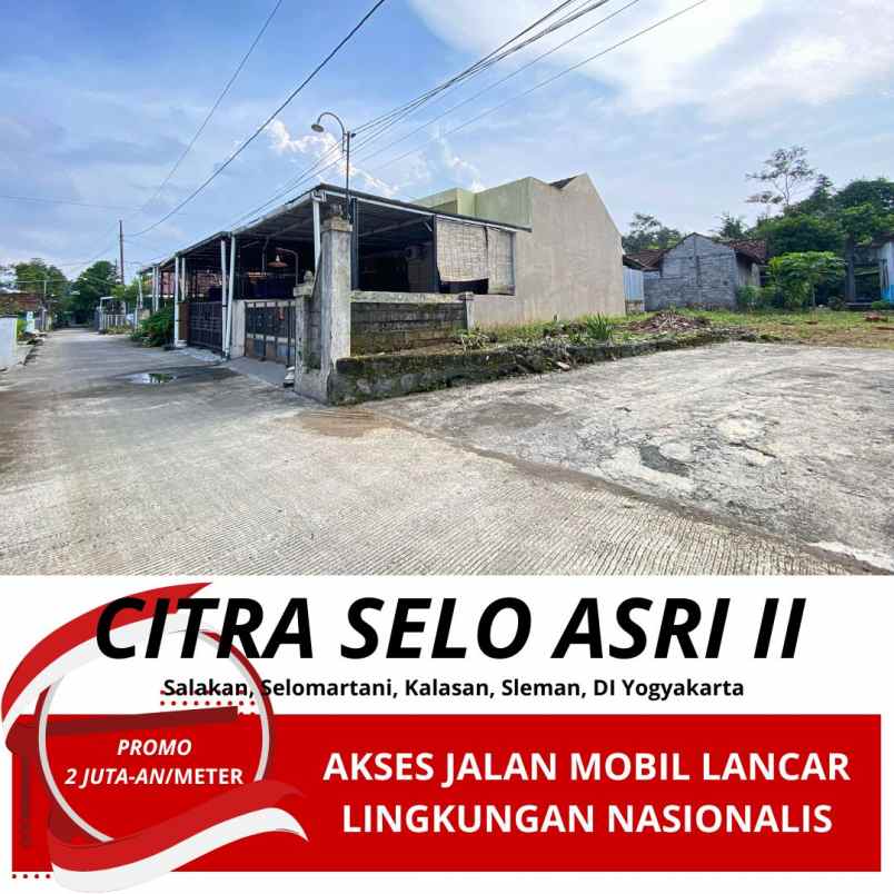 dijual tanah salakan selomartani