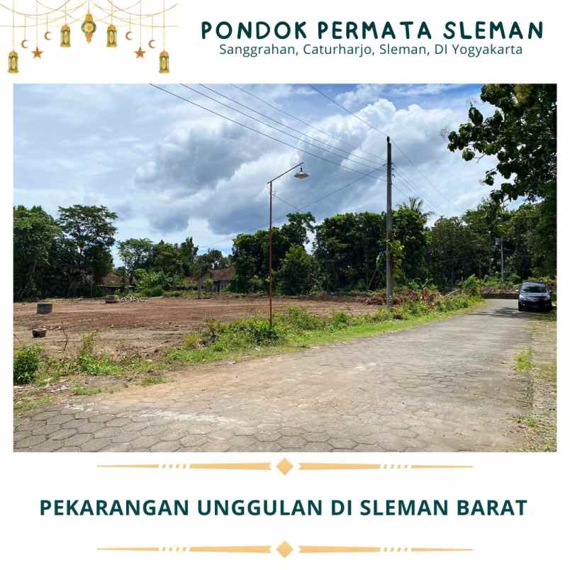 dijual tanah sanggrahan caturharjo