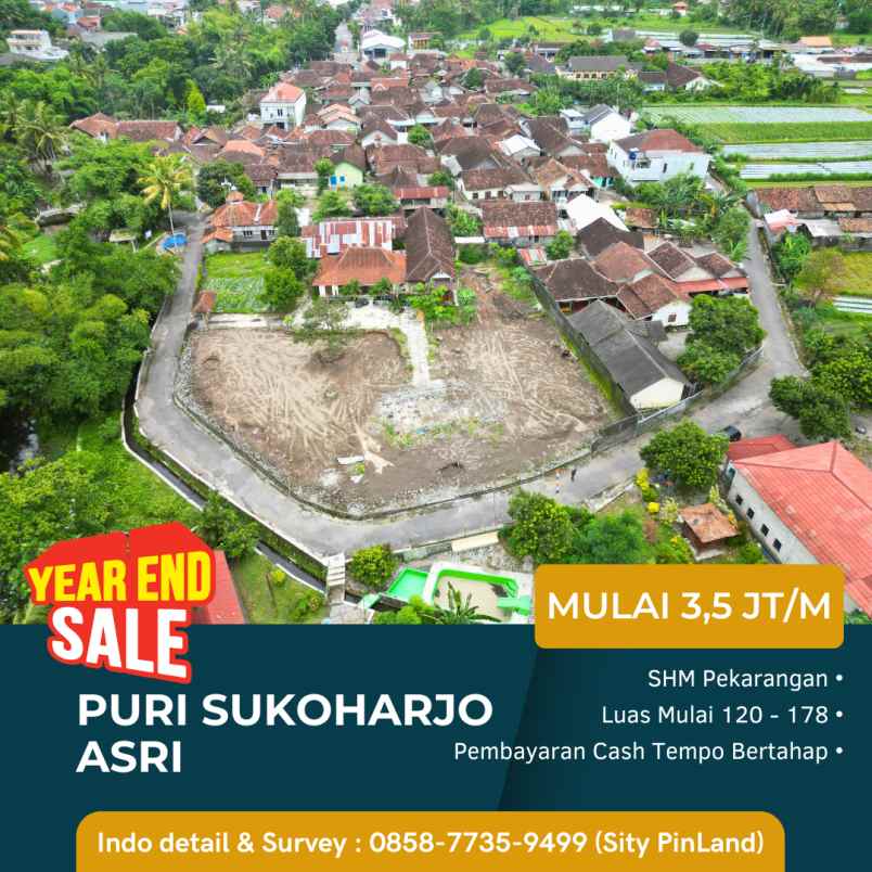 dijual tanah sembung sukoharjo ngaglik