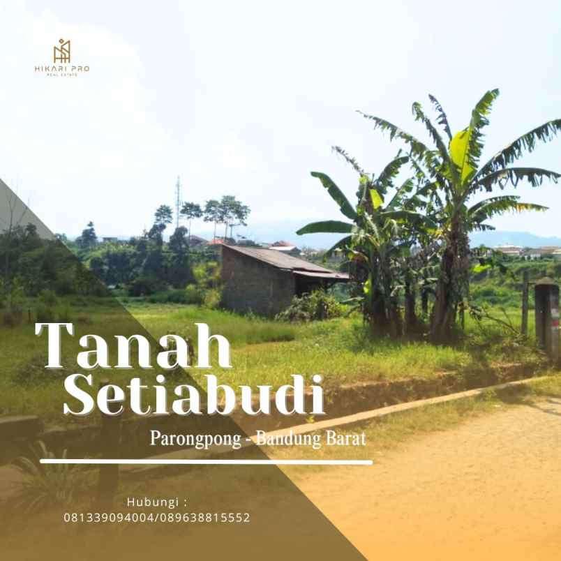 dijual tanah setiabudi sersan bajuri kavling strobery