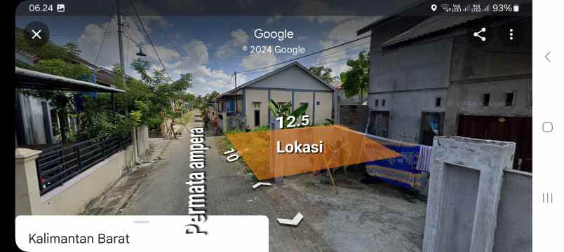 dijual tanah ukuran 10x12 5 lokasi jln ujung pandang 2