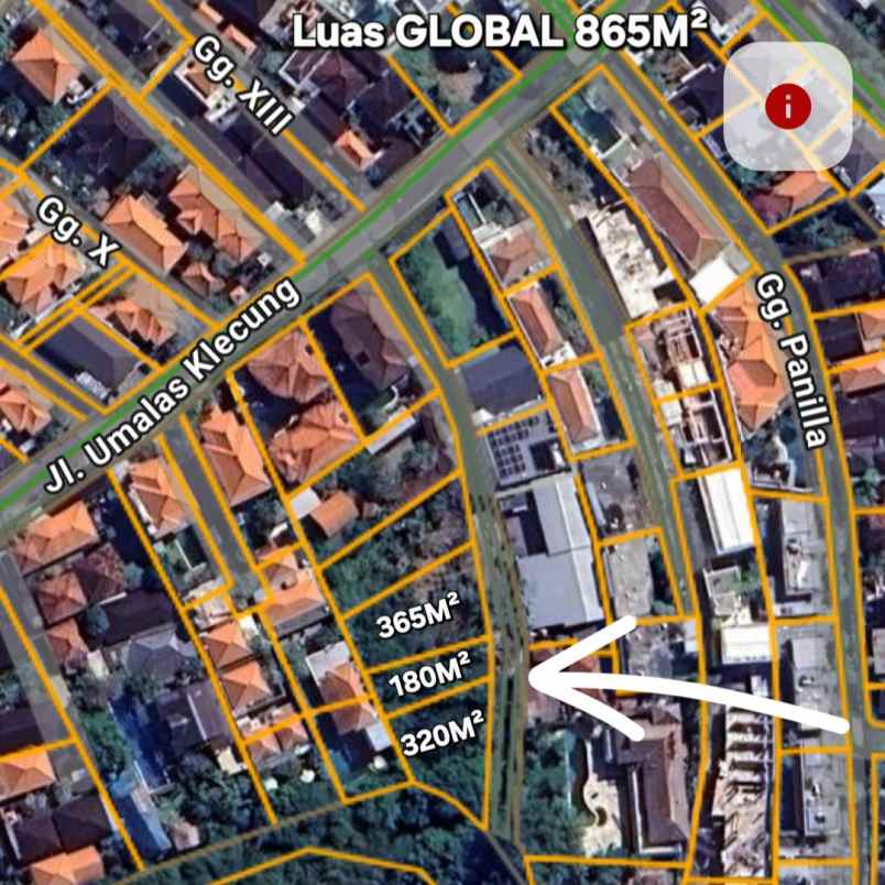 dijual tanah umalas klencung