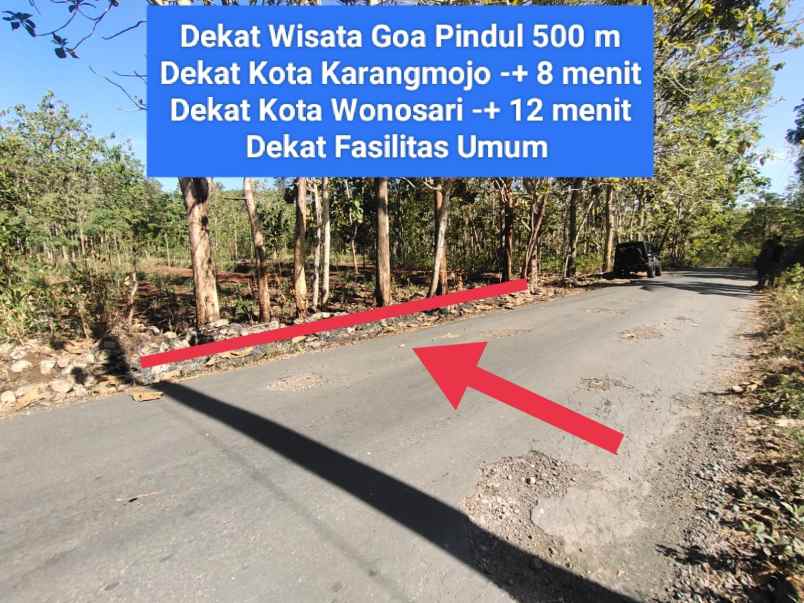 dijual tanah wonosari