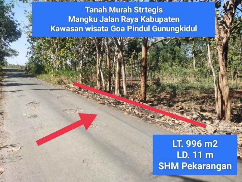 dijual tanah wonosari