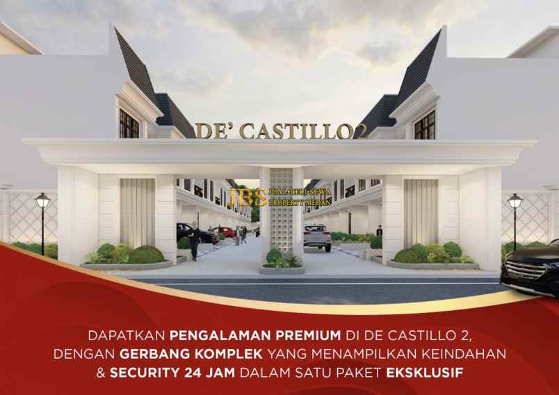 dijual villa de castillo residence