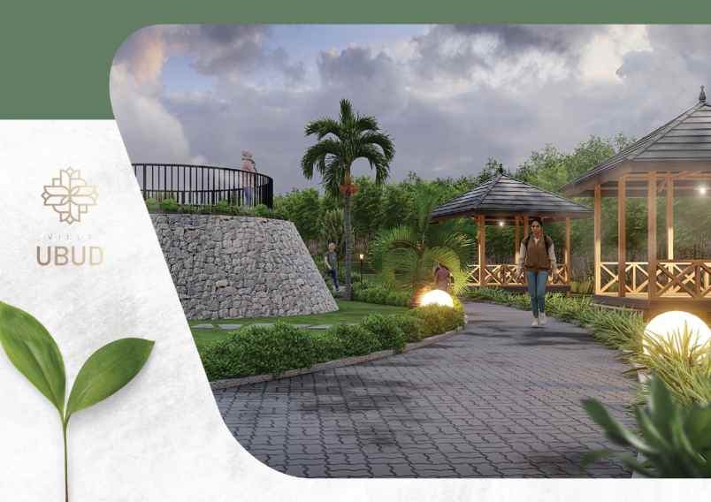 dijual villa villa ubud brastagi jalan