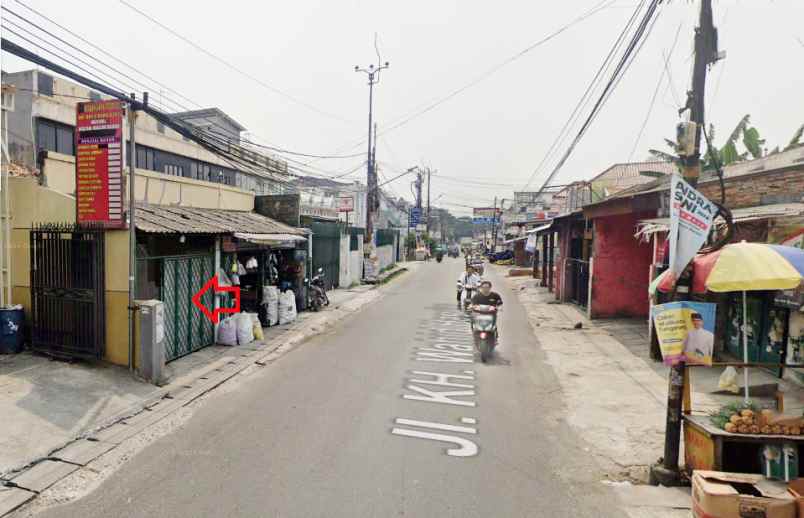disewakan ruko gudang kantor jl kh wahid hasyim no 2 rt