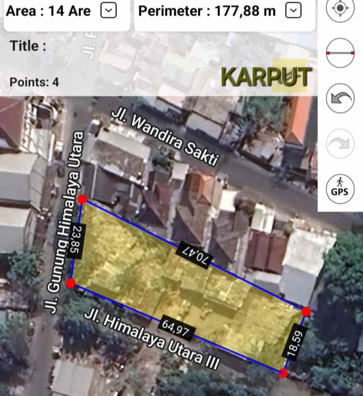 disewakan tanah buluh indah