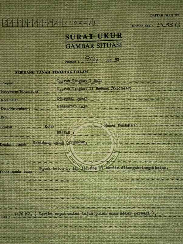 disewakan tanah buluh indah