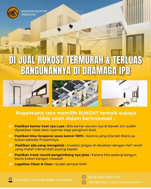 hati hati ada rukost dijual tanpa imb