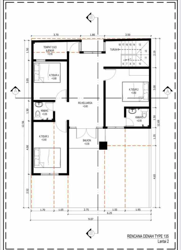 jual rumah modern klasik jalan plemburan