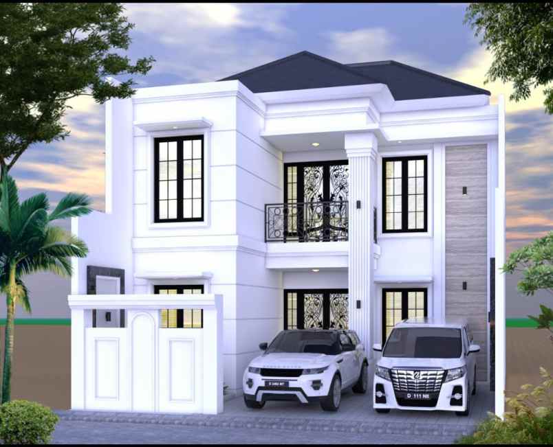 jual rumah modern klasik jalan plemburan