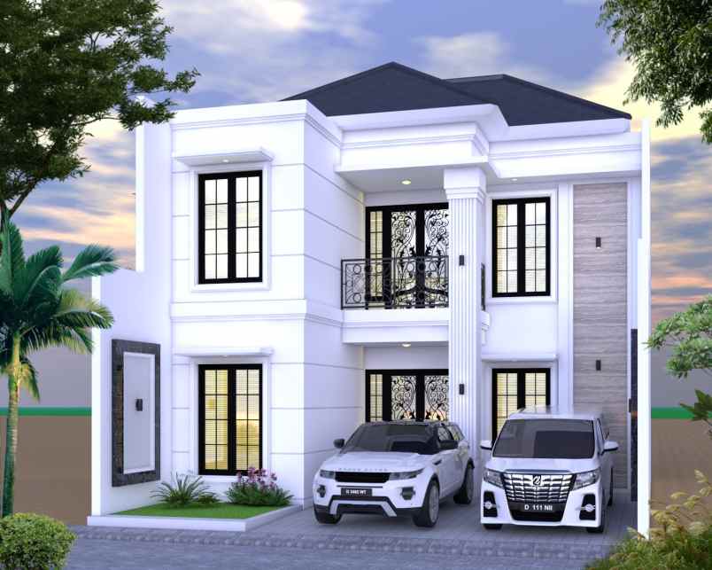 jual rumah modern klasik jalan plemburan