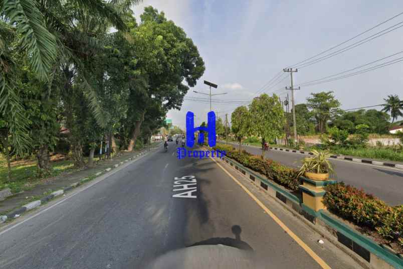 jual tanah di jalan soekarno hatta binjai km17