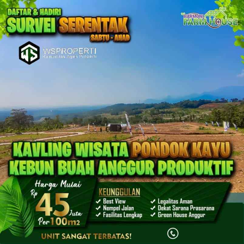 kavling kausar puncak 2 bogor