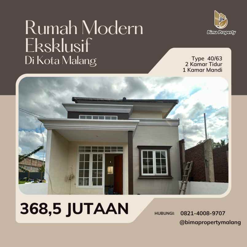 modern home harga terjangkau di kota malang