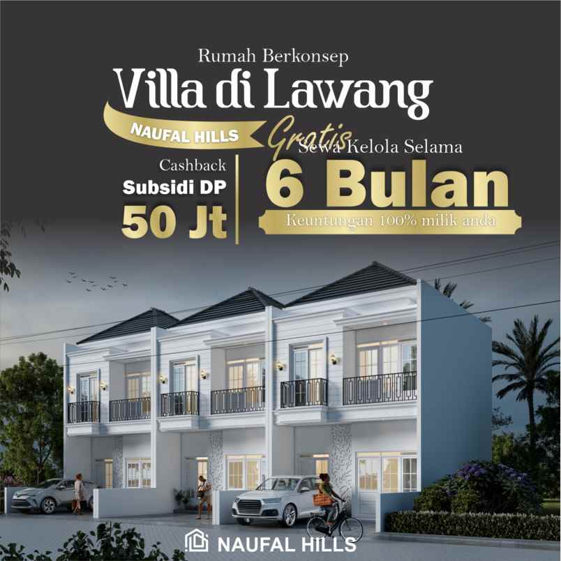 naufal hills lawang hunian bekonsep villa