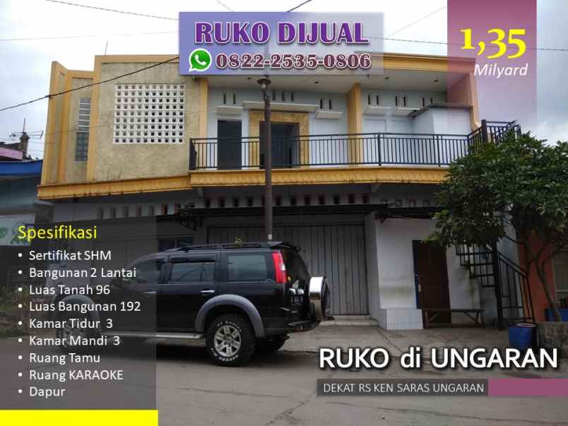 ruko gudang kantor kawasan hiburan tegalpanas