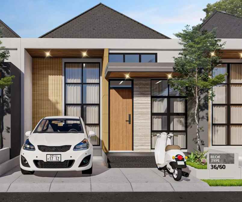 rumah 1 lantai ready stok