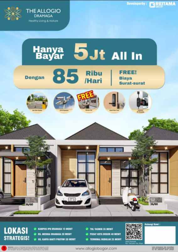 rumah 1 lantai ready stok