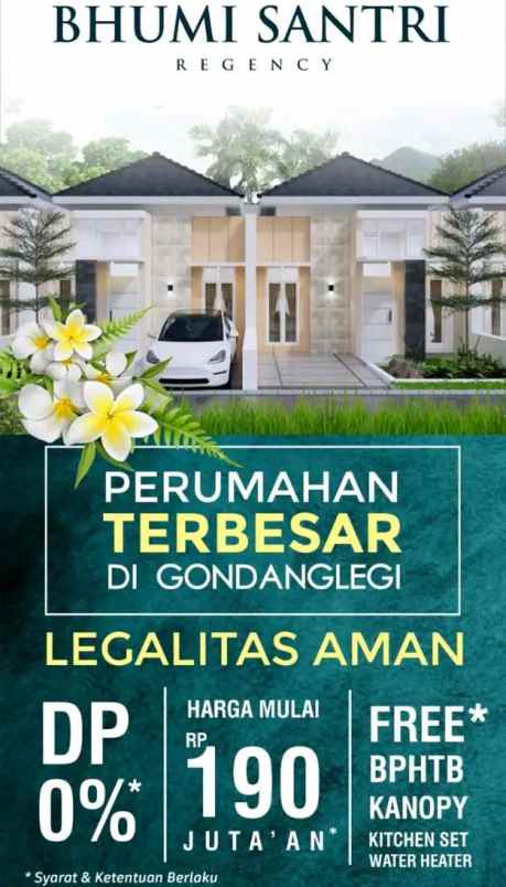 rumah 195 jutaan ready stock di malang