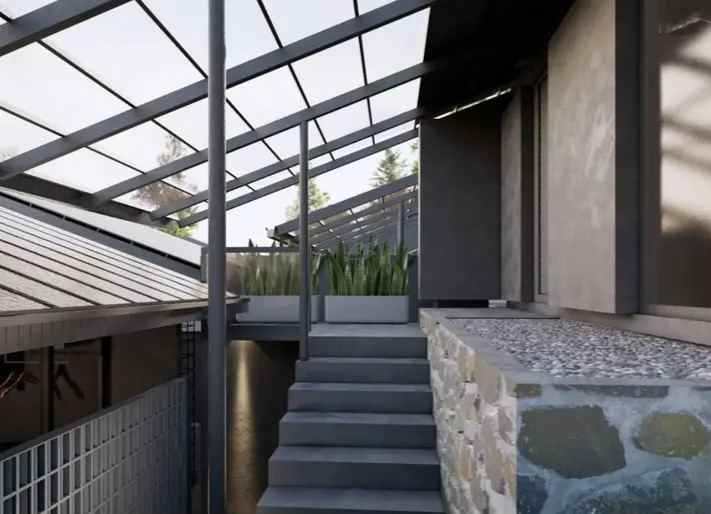 rumah baru 2 lantai modern futuristik di dago bandung