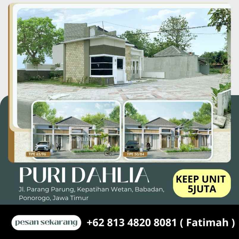 rumah baru di kota ponorogo