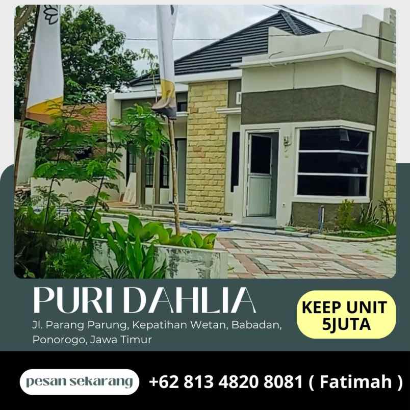 rumah baru di kota ponorogo