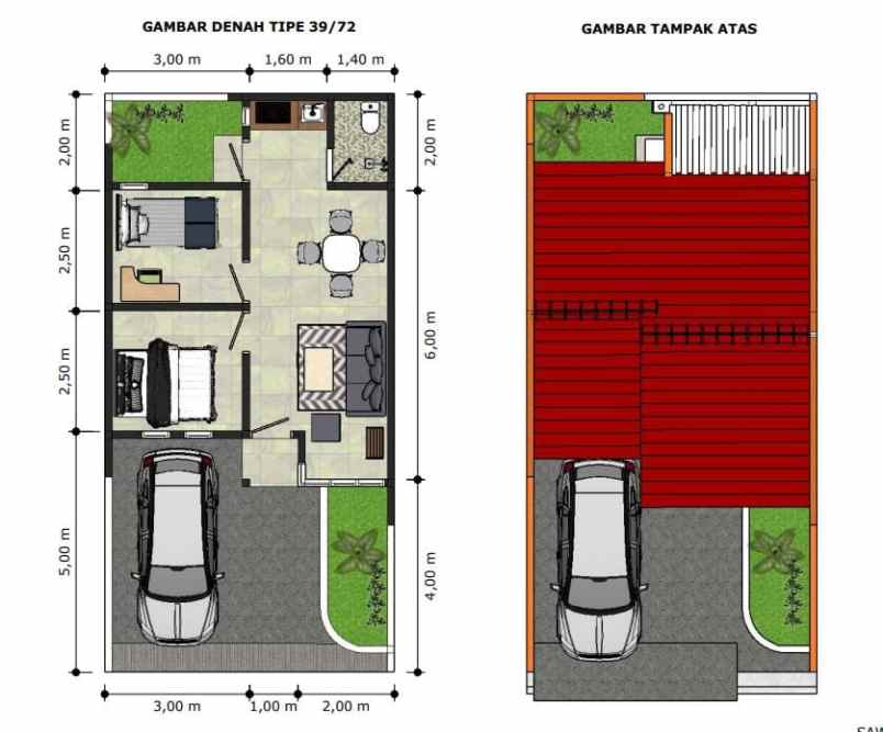 rumah bebas banjir 200jt an disemarang kota bisa kpr