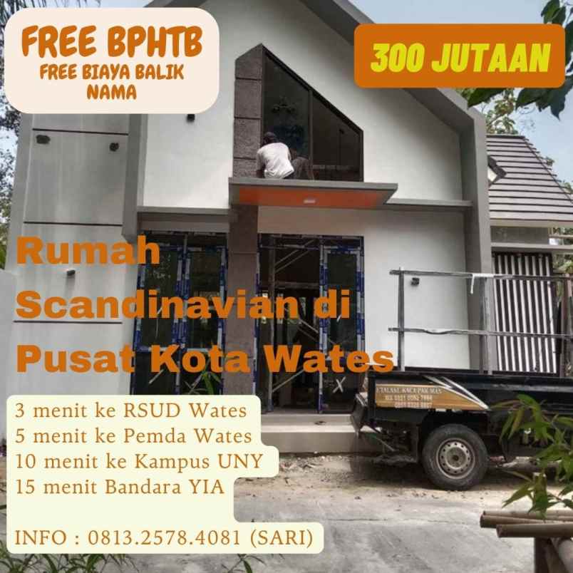 rumah cantik scandinavian dekat rsud wates