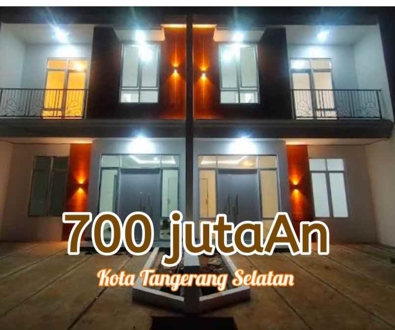 rumah cluster di jalan ciater raya tangsel