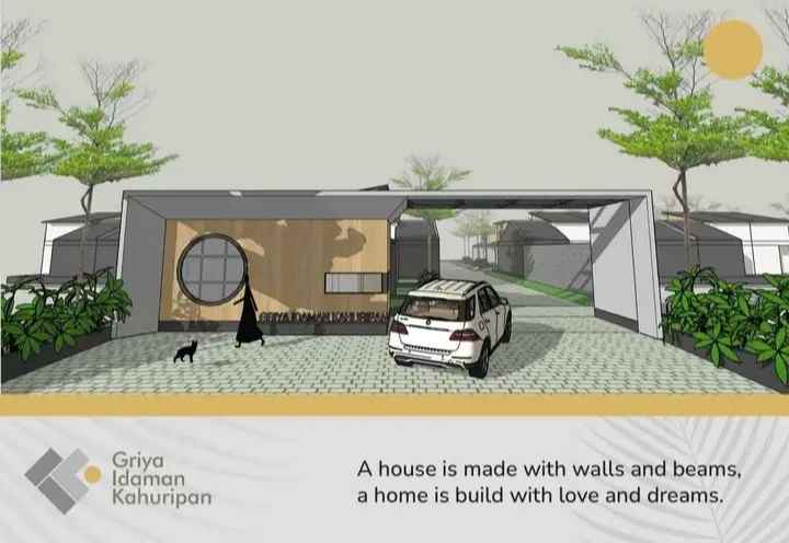 rumah cluster griya idaman kahuripan di rangkasbitung