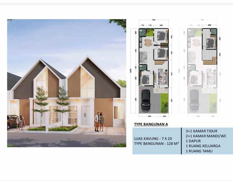 rumah desain mezanin dalam kota makassar jalan dg tata