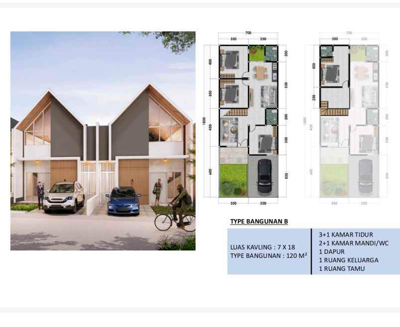 rumah desain mezanin dalam kota makassar jalan dg tata