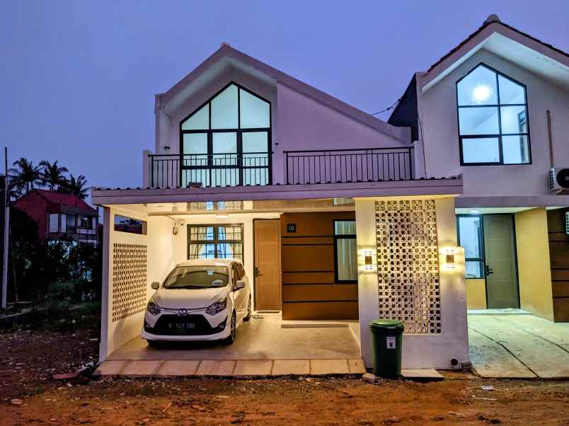 rumah di depok mezanine scandinavian sertifikat