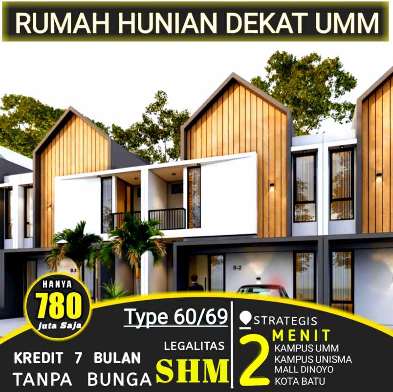 rumah dijual murah dilowokwaru malang