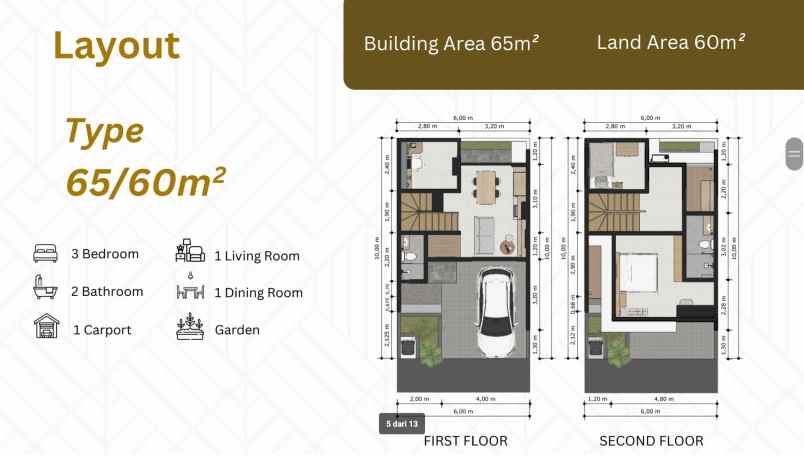 rumah dp0 cluster gardenia 5 juta all in south jakarta