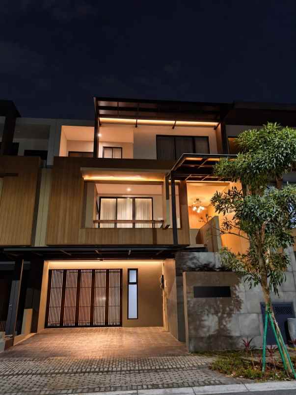 rumah mewah siap huni di the zora bsd city