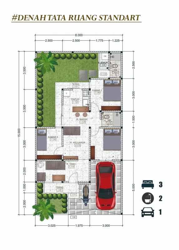 rumah modern murah dekat perum merapi view