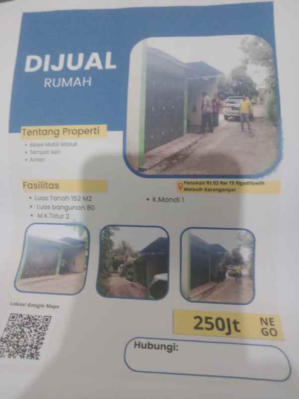 rumah murah di matesih