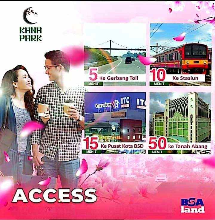 rumah nempel bsd cicilan 3 jutaan ready stock free ppn