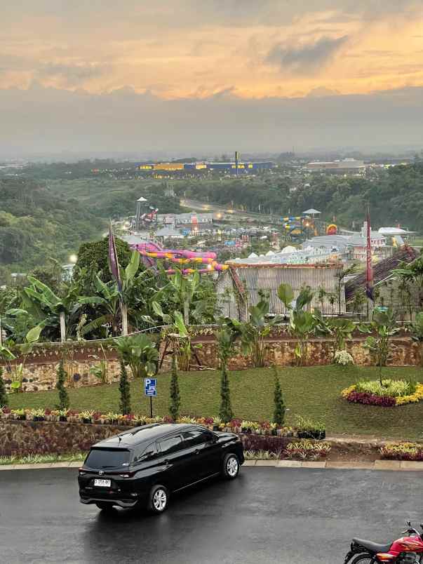 rumah resort minimalis view kota bandung