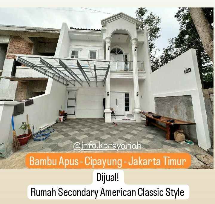 rumah seken 2 lantai bambu apus jakarta timur bisa kpr