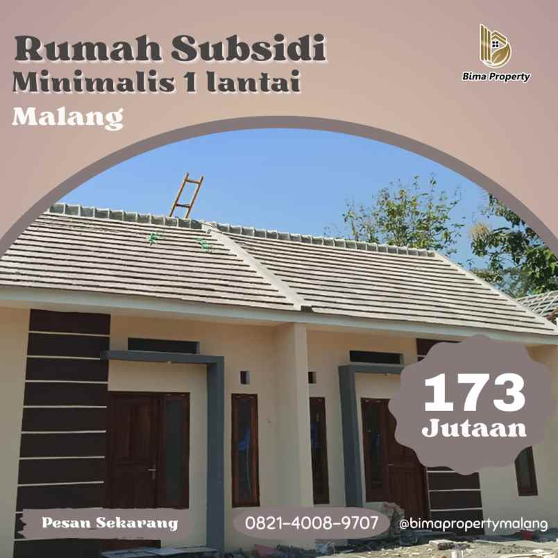 rumah subsidi murah 1 lantai malang