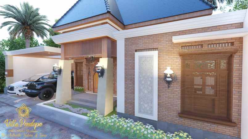 rumah villa full furnished di kawasan candi borobudur