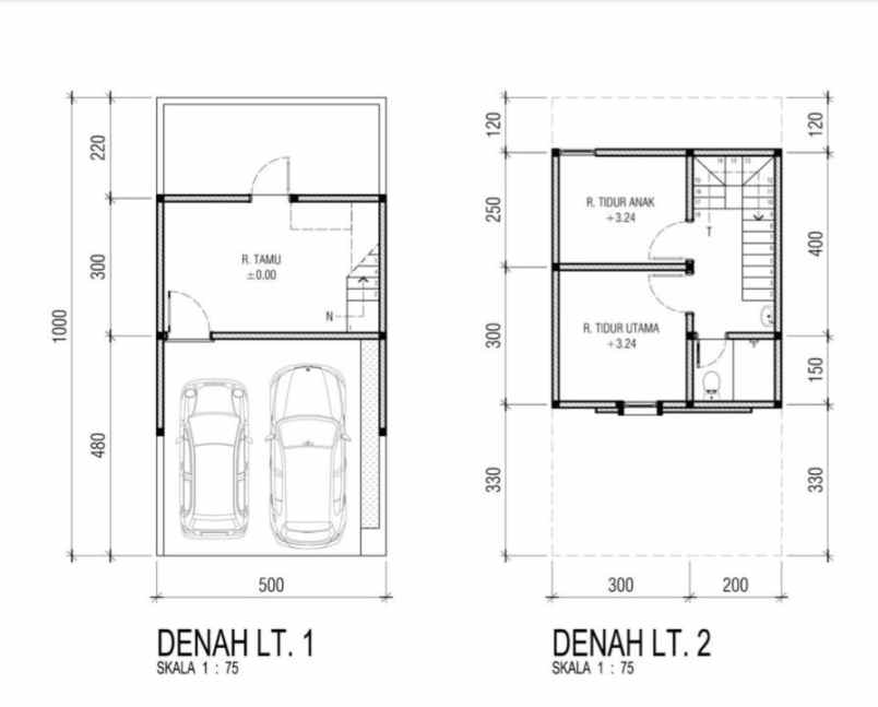 ruman pantai mentari 900jt an 2 lantai baru