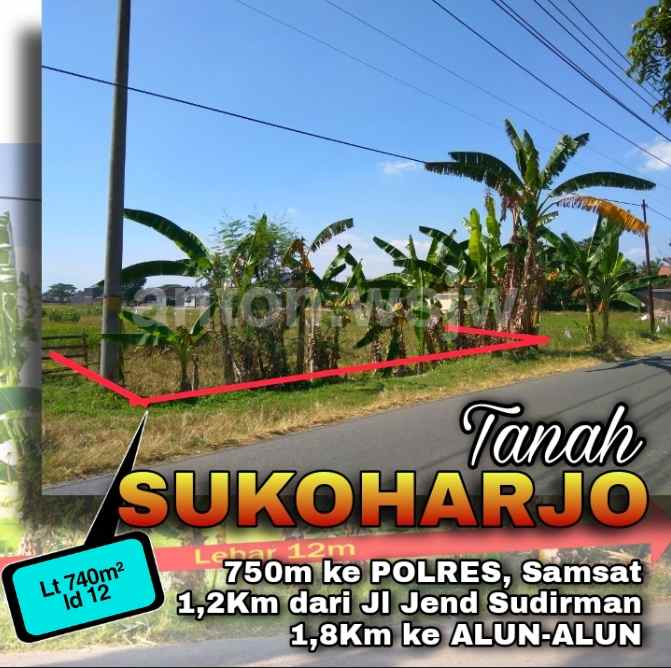 tanah jl dr supomo 750m ke