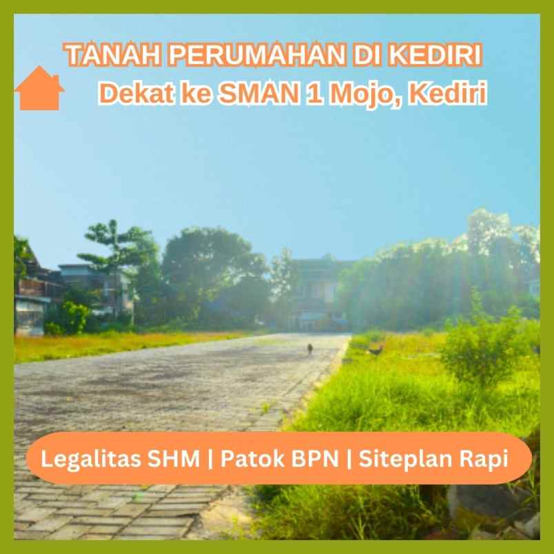 tanah mondo kediri dekat kota terima shm include fasum