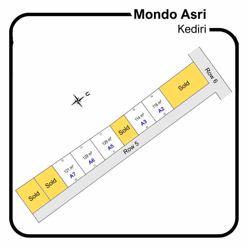 tanah mondo kediri dekat kota terima shm include fasum