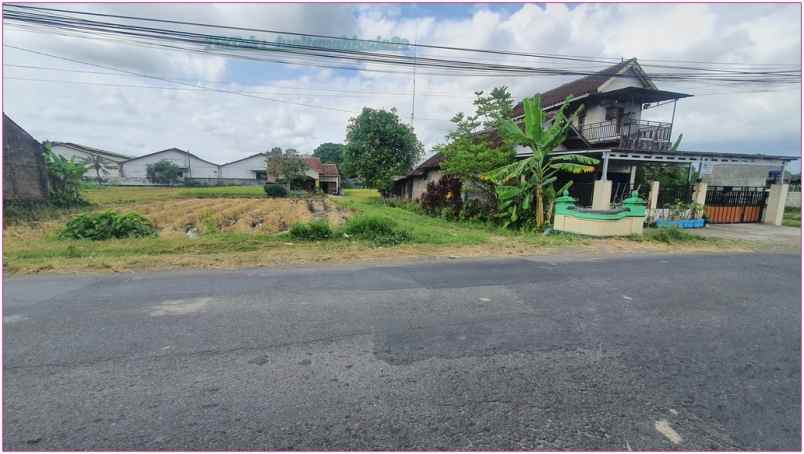 tanah murah berbah kalasan dekat aau